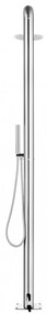 rozsdamentes acél kerti zuhany 225 cm