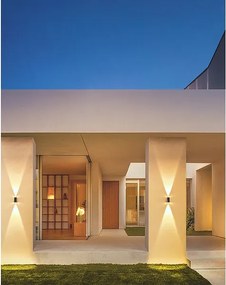 Brilagi - LED Napelemes fali lámpa PYRAMID LED/2W/3,2V 1300 mAh IP54