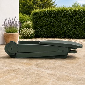ZIRCONE kerti nyugágy, 72×195×101 cm, sötétzöld I.P.A.E-Progarden