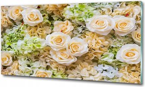 Fotó vászonkép edzett üveg Rózsa 100x70