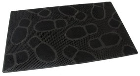 Cipőgumi tisztítószőnyeg 45 x 75 x 0,8 cm, fekete