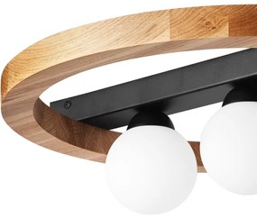 Spotlámpa OTIS 3xG9/5W/230V + 1xE27/15W/230V tölgy