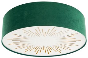 Mennyezeti lámpa RAYS 2xE27/60W/230V átm. 40 cm zöld