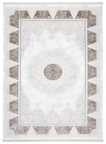 SAHARA Modern vintage szőnyeg barna mintával Szélesség: 80 cm | Hossz: 150 cm