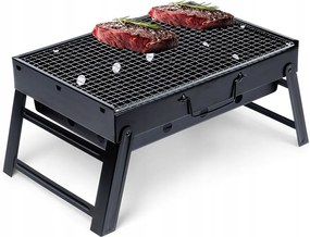 Faszenes Grill Összecsukható Bőrönd Hordozható Túra Kerti Kicsi