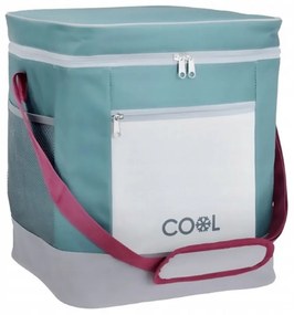 COOL 30 literes XXL hűtőtáska, thermo-s, 37 x 31 x 31 cm, világoszöld
