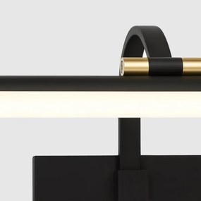 LED VINCI fürdőszobai tükörvilágítás 15W/230V, 60 cm, IP44, fekete