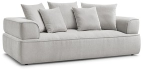 Világosszürke zsenília kanapé 237 cm Whesley – Bobochic Paris