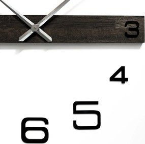 Minimalista elegáns falióra tölgyfából - POPOKLES