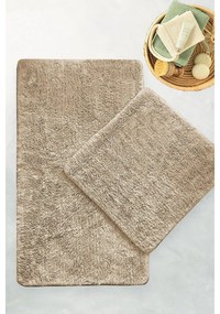 Fürdőszobaszőnyeg Szett (2 db) Cotton Basic - Stone