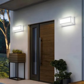 Brilagi - LED kültéri fali lámpatest PARKER LED/12W/230V 3000/4500/6000K fehér IP44