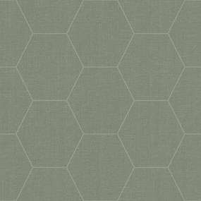 Geometrikus Flizelin Tapéta Hexagonokkal