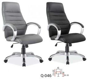 Q-046 Vezetői Forgószék Szürke