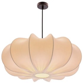 Kábelre függesztett csillár CAFEE 1xE27/40W/230V Ø 52 cm fehér