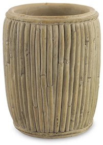 Cement Barna virágtartó kaspó 15,5x13x13cm