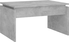 vidaXL betonszürke szerelt fa dohányzóasztal 68 x 50 x 38 cm