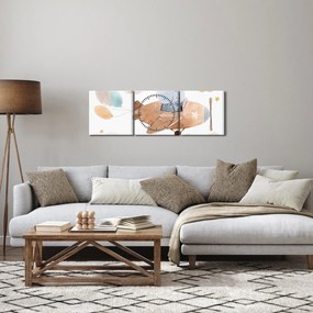 Kép - Akvarell elefánt egy repülőgépen (órával) (90x30 cm)