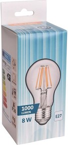 Extol LED-es villanykörte 8W; 1000 lumen (60W hagyomány.), Filament LED,E27 fogl 43041