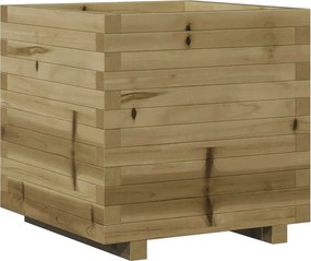 vidaXL impregnált fenyőfa kerti virágláda 50 x 50 x 49,5 cm