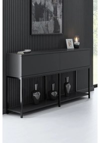 Konzolasztal Lord - Anthracite, Black