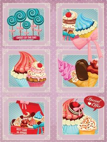 Fotótapéta konyha muffin fotótapéta 184 x 254