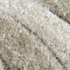 Bézs kézi szövésű szőnyeg újrahasznosított szálakból 120x170 cm Velvet – Flair Rugs
