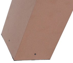 Ipari kültéri állólámpa rozsdabarna 80 cm IP44 - Charlois