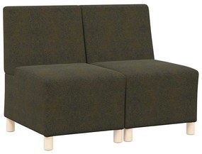 Fotel 2 pcs Zöld 55 x 74 x 82 cm Műbőr velúr