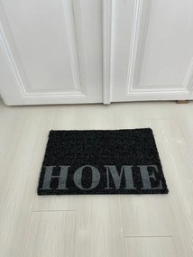 &#039;Home&#039; fekete szennyfogó szőnyeg 40x70 cm