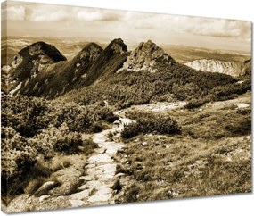 Vászonkép 40x30 Tátra Lengyel hegyek Kilátás