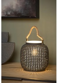 Lucide 13525/01/36 - Asztali lámpa SAFIYA 1xE14/25W/230V antracit