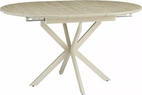 Gaston bővíthető kerámia étkezőasztal bézs 100-135cm