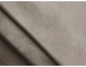 Bézs bársony moduláris sarokkanapé (bal oldali) Lokua – Makamii