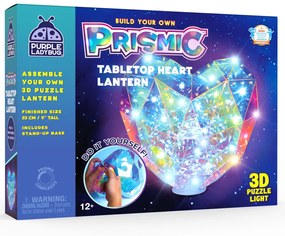 PRISMIC™ 3D Puzzle LED lámpa - Álló szív (v)