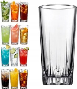 12x Pohár 330ML Italok Koktélok Italok Víz Szett Pohár Szett