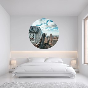 PIPPER. Textil kör alakú falmatrica "New York 2" Méret: 120cm