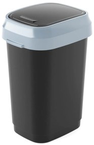 KIS Hulladékgyűjtő Dual Swing Bin S fekete, 10 L