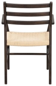 Natúr színű-sötétbarna étkezőszék Harlan – Rowico