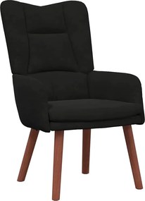 vidaXL karosszék Fekete 63 x 67 x 94 cm Bársony