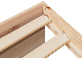 vidaXL nappali ágy matraccal 100x200 cm tömör fa fenyőfa