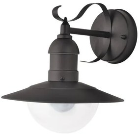 RÁBALUX 8680 OSLO Klasszikus Kültéri Fali Lámpa Fekete E27 IP44