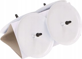 4 db-os szett, gyertyatartó, tartó, matt fehér, Ø6 cm