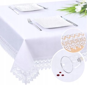 Abrosz Foltálló Fehér Gipiura 350x140 Abrosz Asztalra Tk.114 Dekoratív