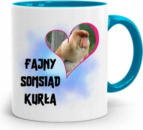 Szomszédnak Kék Ajándék Bögre fényképes nyomtatással