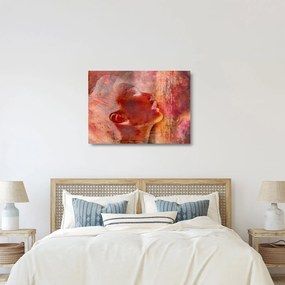 Kép - Egy női arc profilja (üvegen) (70x50 cm)