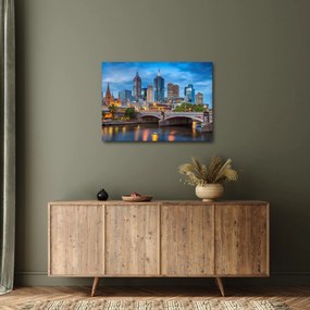 Melbourne város képe (70x50 cm)