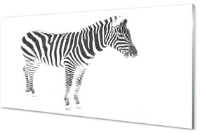 Akrilkép festett zebra 100x50 cm 2 fogas