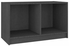 szürke tömör fenyőfa TV-szekrény 70 x 33 x 42 cm