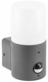 Lámpa Kerti lámpatest CORTA-AU PIR, E27, MAX.25W, IP44, AC220-240V, 50-60Hz, gyertya, felső, grafit