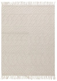 Krémszínű gyapjú szőnyeg 200x290 cm Asra – Asiatic Carpets